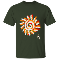 Thumbnail for OOTO - PAINTED SUN WITH BIG STEPPIN GLYPHIC - G500B Youth 5.3 oz 100% Cotton T-Shirt - 14 COLORS -