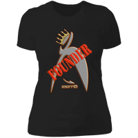 Thumbnail for ITEM 31.) FOUNDER - CROWNED BIG STEPPIN GLYPHIC -  NL3900 Ladies Boyfriend T-Shirt - Women XS THRU 3XL - 1 COLOR -