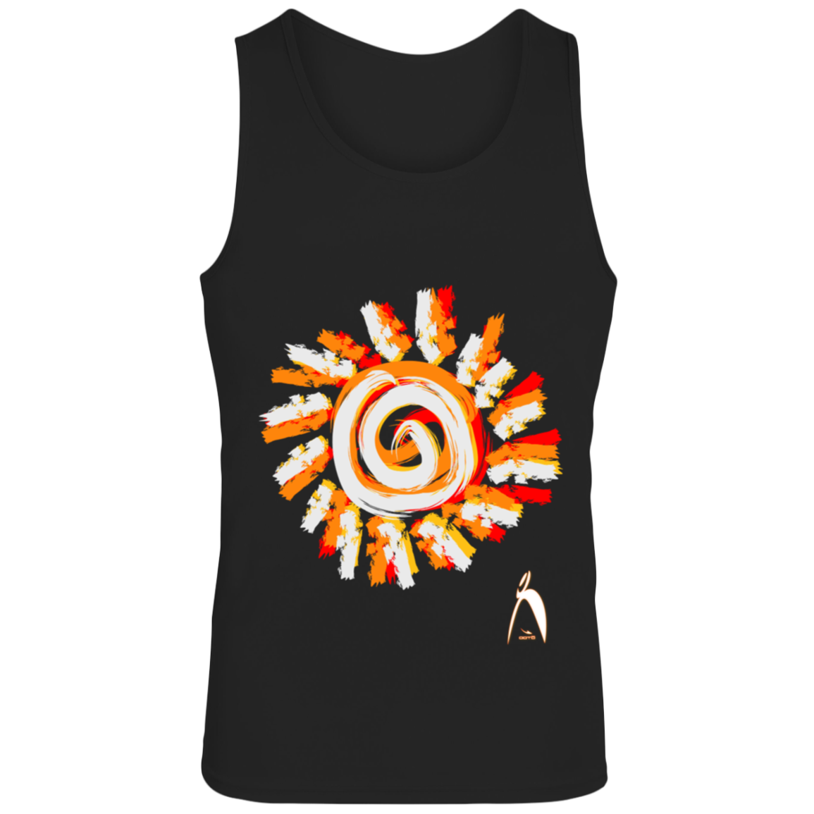 PAINTED SUN WITH BIG STEPPIN GLYPHIC - CLOSEOUT - 703 Moisture-Wicking Training Tank - 5 COLORS -