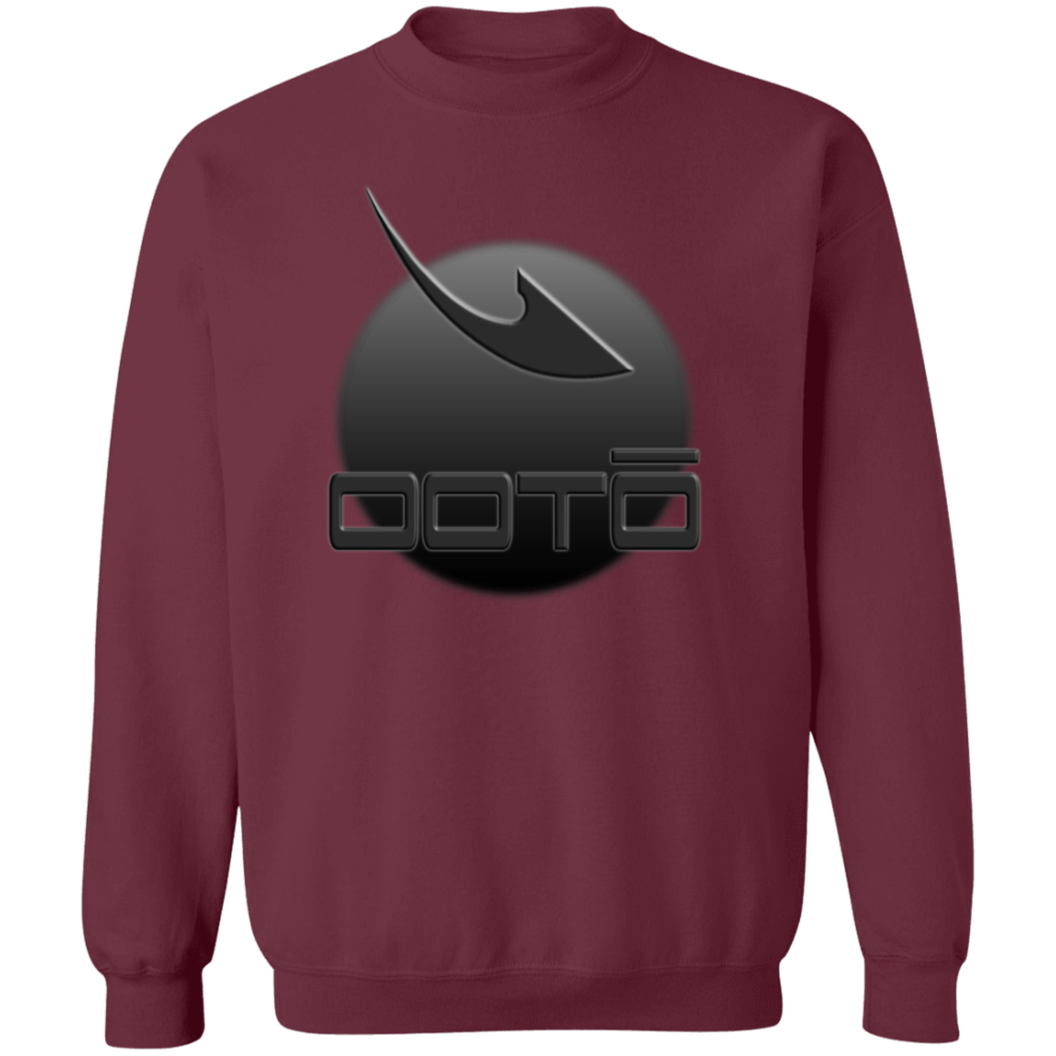 OOTO - DASH EN BLACK DARK MOON -  G180 Crewneck Pullover Sweatshirt - 13 COLORS -