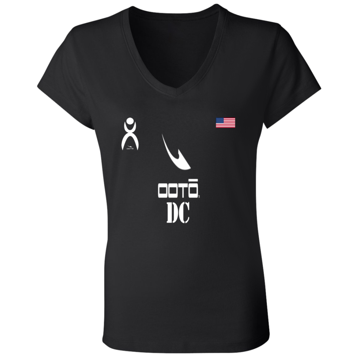 OOTO - DC - B6005 Ladies' Jersey V-Neck T-Shirt - 6 COLORS -