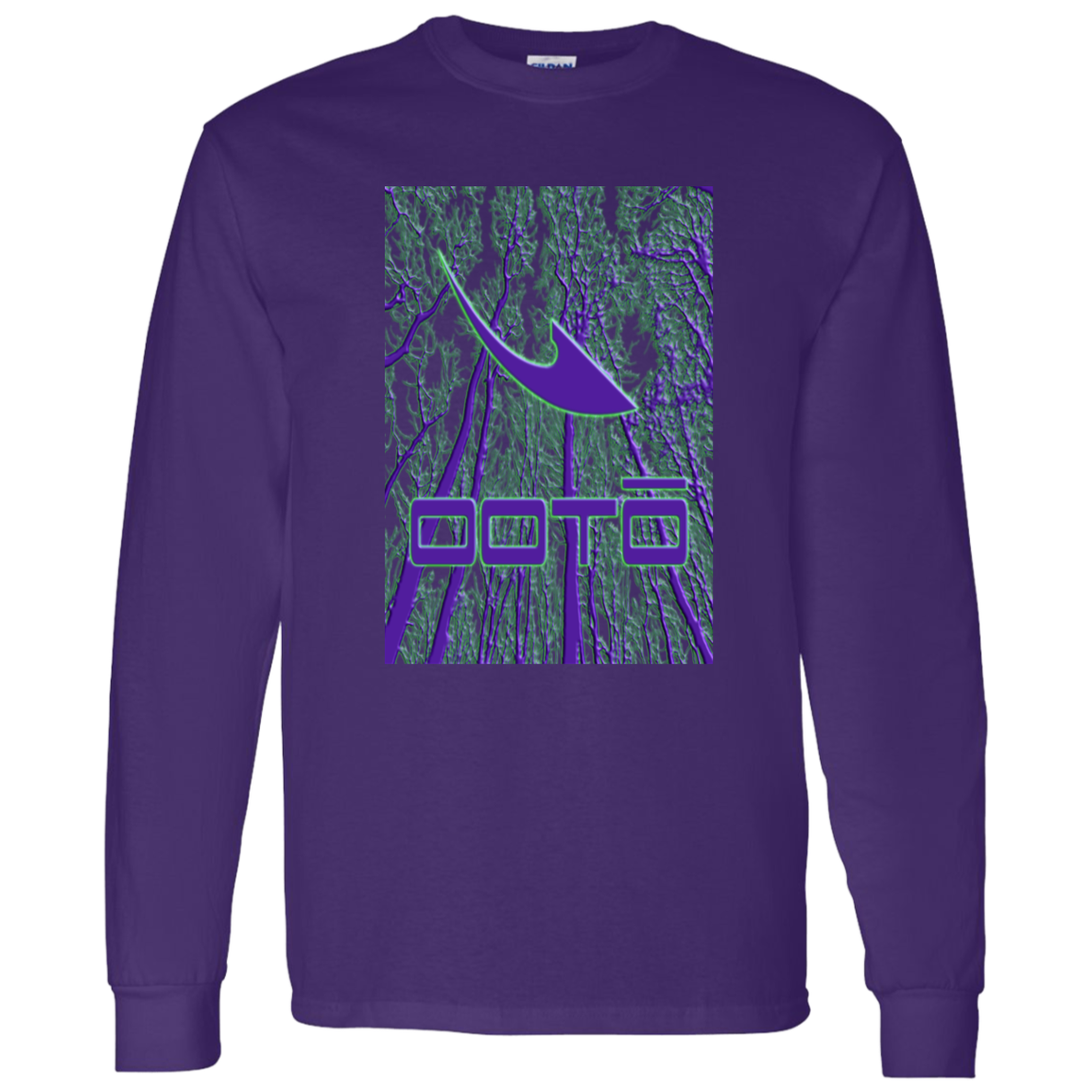 DASH EN EERIE TREES PURPLE - G540 LS T-Shirt 5.3 oz. - 4 COLORS -