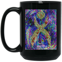 Thumbnail for OOTO - GLYPHIC EN HALTED PHASE EN  NEON EDDY - BM15OZ 15 oz. Black Mug - 1 COLOR -