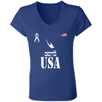 Thumbnail for OOTO - USA - B6005 Ladies' Jersey V-Neck T-Shirt