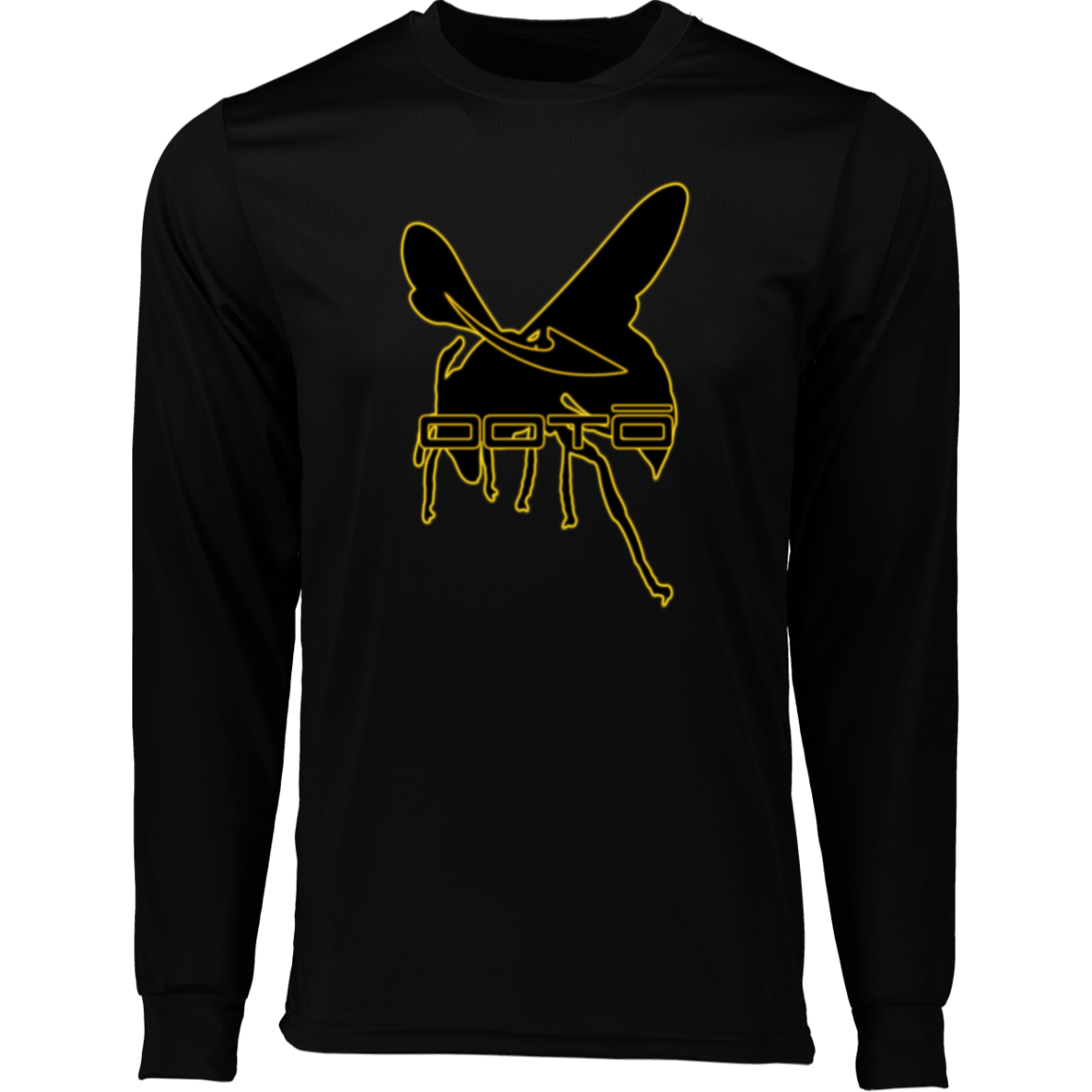 DASH AND HORNET BLACK - 788 Long Sleeve Moisture-Wicking Tee - 6 COLORS -