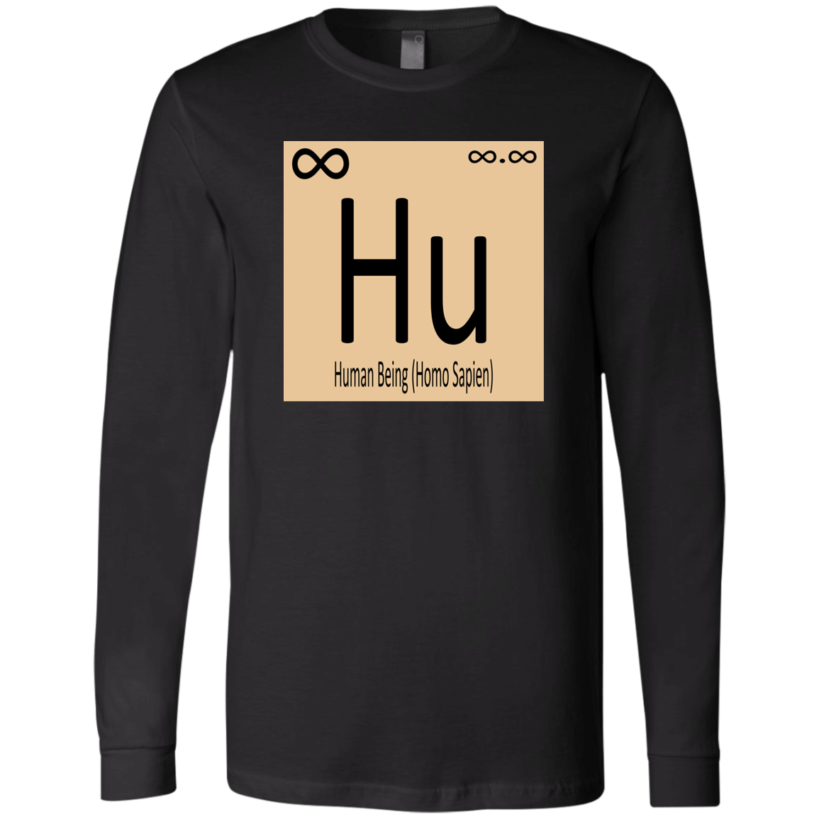 The Human Element - (One Race Human) - 3501 Men's Jersey LS T-Shirt - 1 COLOR -