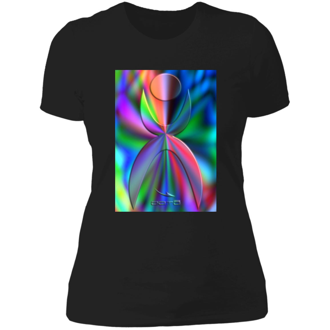 GLYPHIC EN GLASS PRISMATIC - NL3900 Ladies' Boyfriend T-Shirt - 10 COLORS -