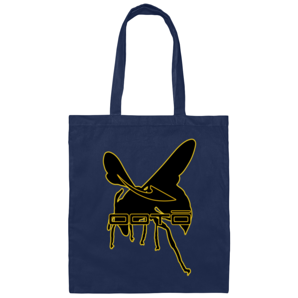 OOTO - DASH AND HORNET BLACK - BE007 Canvas Tote Bag - 7 COLORS -