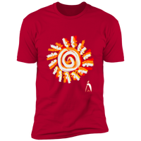 Thumbnail for PAINTED SUN WITH BIG STEPPIN GLYPHIC - NL3600 Premium Short Sleeve T-Shirt - 8 COLORS -