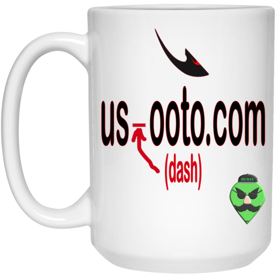 OOTO - WEBSITE - us-ooto.com WITH AL - 21504 15 oz. White Mug - 1 COLOR -