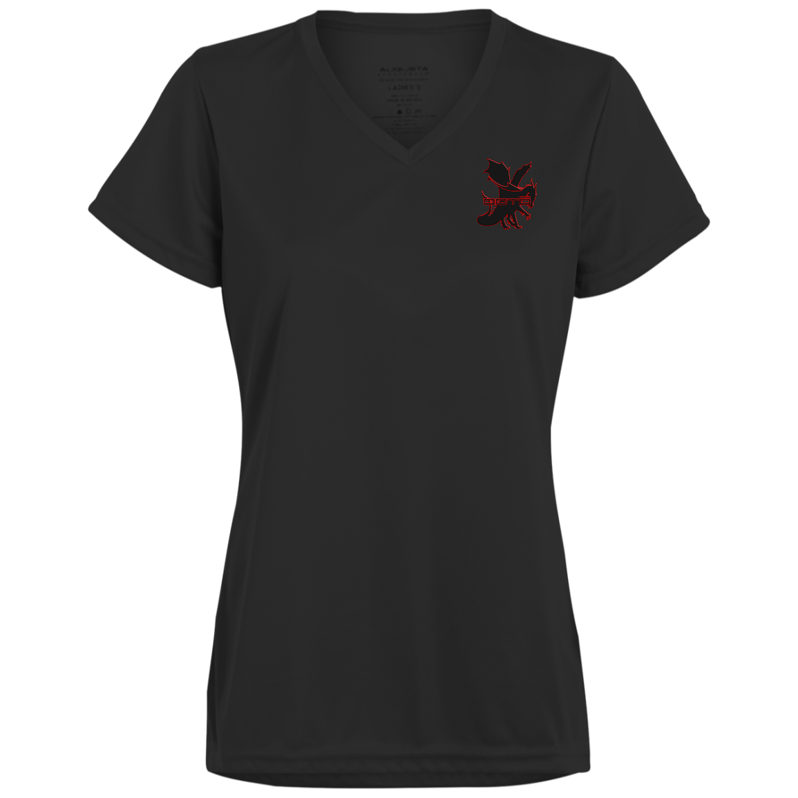 DASH AND DRAGON - 1790 Ladies’ Moisture-Wicking V-Neck Tee - 2 COLORS -