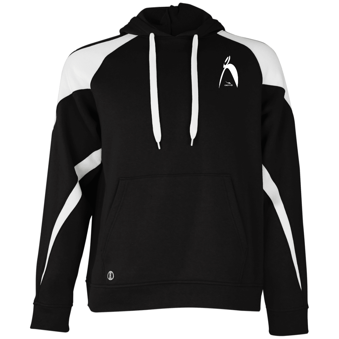 OOTO - BIG STEPPIN GLYPHIC EN WHITE - 229546 Athletic Colorblock Fleece Hoodie - 8 COLORS -