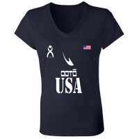 Thumbnail for OOTO - USA - B6005 Ladies' Jersey V-Neck T-Shirt