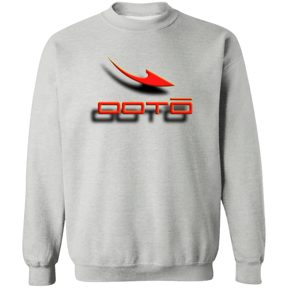 OOTO - DASH AND SHADOW 3D EFFECT - G180 Crewneck Pullover Sweatshirt - 10 COLORS -