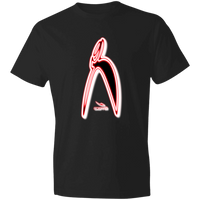 Thumbnail for BIG STEPPIN GLYPHIC EN NEON R & W - 980 Lightweight T-Shirt 4.5 oz - 1 COLOR -