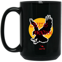 Thumbnail for OOTO - LIBERTAS OMNIUM -  BM15OZ 15oz Black Mug - 1 COLOR -