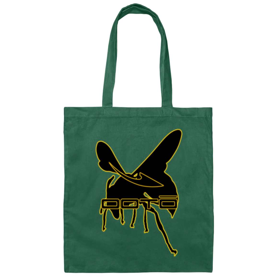 OOTO - DASH AND HORNET BLACK - BE007 Canvas Tote Bag - 7 COLORS -