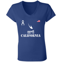 Thumbnail for OOTO - CALIFORNIA - B6005 Ladies' Jersey V-Neck T-Shirt - 6 COLORS -