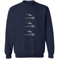 Thumbnail for OOTO - DASHES EN TRI COLOR X 3 GO G180 Crewneck Pullover Sweatshirt - 5 COLORS -