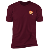 Thumbnail for PAINTED SUN WITH BIG STEPPIN GLYPHIC - NL3600 Premium Short Sleeve T-Shirt - 12 COLORS -