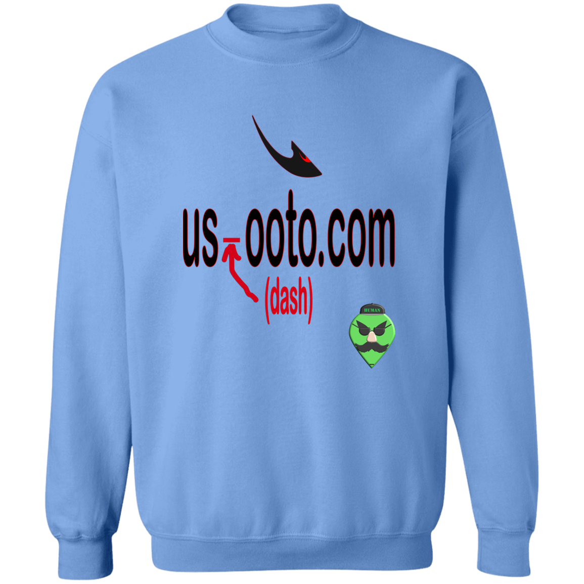 WEBSITE - us-ooto.com WITH AL - G180 Crewneck Pullover Sweatshirt - 9 COLORS -