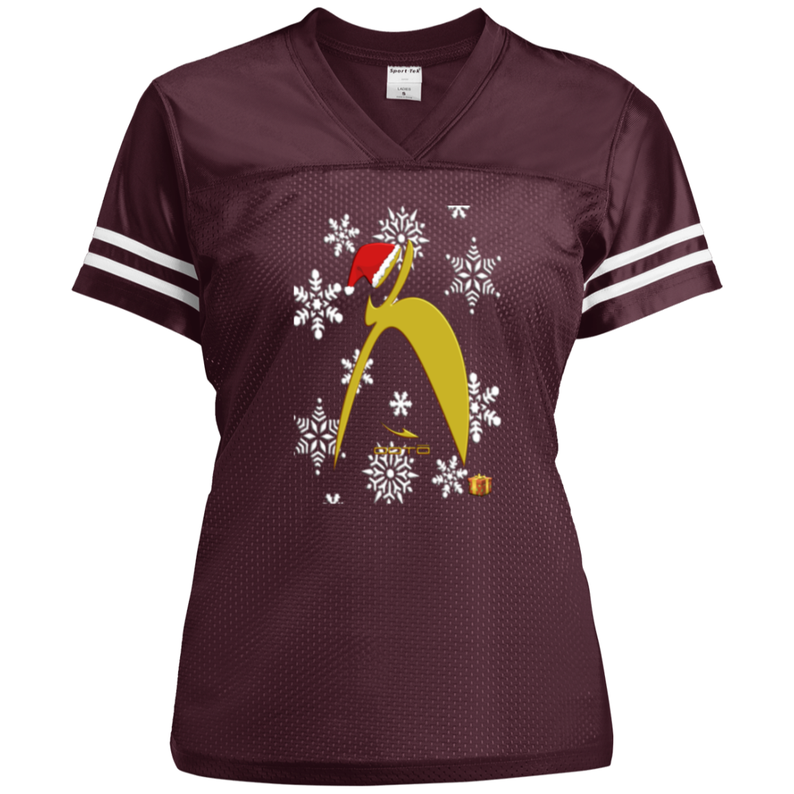 BIG STEPPIN GLYPHIC SANTA - LST307 Ladies' Replica Jersey - 4 COLORS -