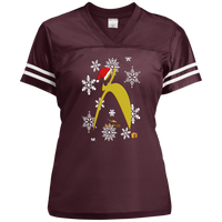 Thumbnail for BIG STEPPIN GLYPHIC SANTA - LST307 Ladies' Replica Jersey - 4 COLORS -