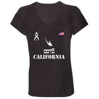 Thumbnail for OOTO - CALIFORNIA - B6005 Ladies' Jersey V-Neck T-Shirt - 6 COLORS -