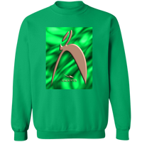 Thumbnail for OOTO - BIG STEPPIN COPPER GLYPHIC EN GREEN PLASMA - G180 Crewneck Pullover Sweatshirt - 4 COLORS -