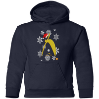 Thumbnail for OOTO - BIG STEPPIN GLYPHIC SANTA - G185B Youth Pullover Hoodie - 7 COLORS -