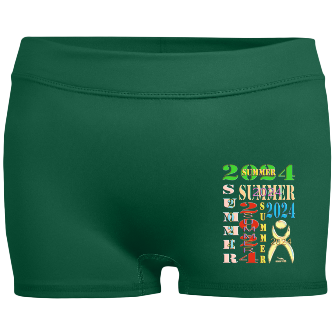 MO JUNE, JULY 2024 - 1232 Ladies' Fitted Moisture-Wicking 2.5 inch Inseam Shorts - 6 COLORS -