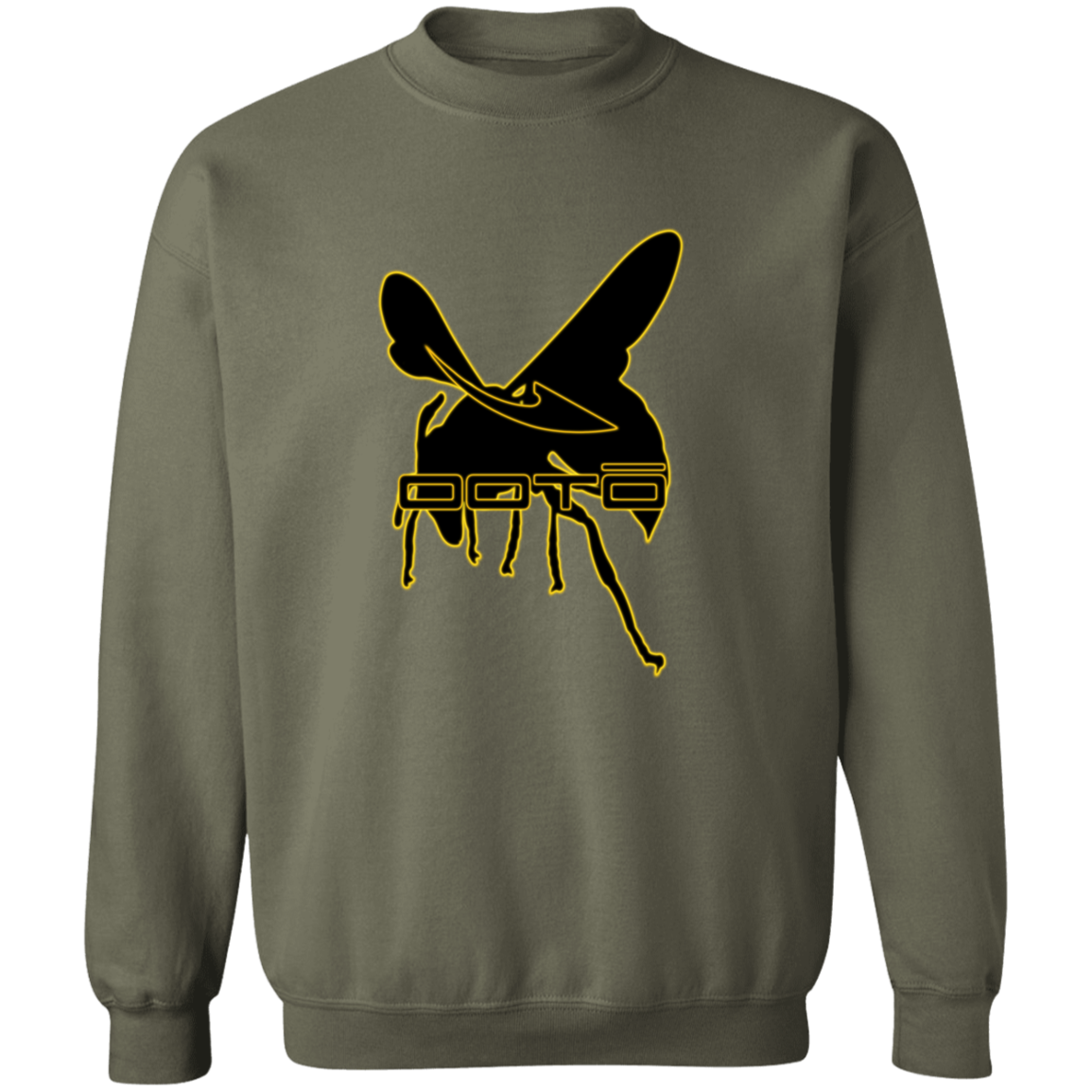 OOTO - DASH AND HORNET BLACK G180 Crewneck Pullover Sweatshirt - 7 COLORS -