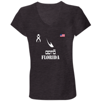 Thumbnail for OOTO - FLORIDA - B6005 Ladies' Jersey V-Neck T-Shirt - 6 COLORS -