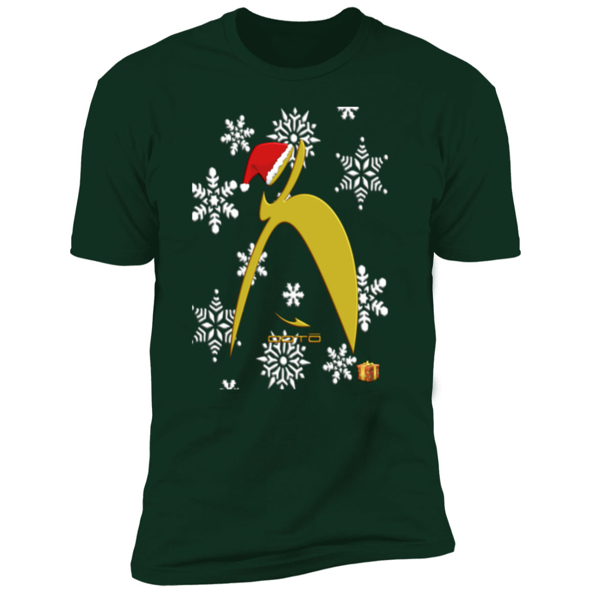 BIG STEPPIN GLYPHIC SANTA - NL3600 Premium Short Sleeve T-Shirt - 3 COLORS -