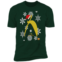 Thumbnail for BIG STEPPIN GLYPHIC SANTA - NL3600 Premium Short Sleeve T-Shirt - 3 COLORS -