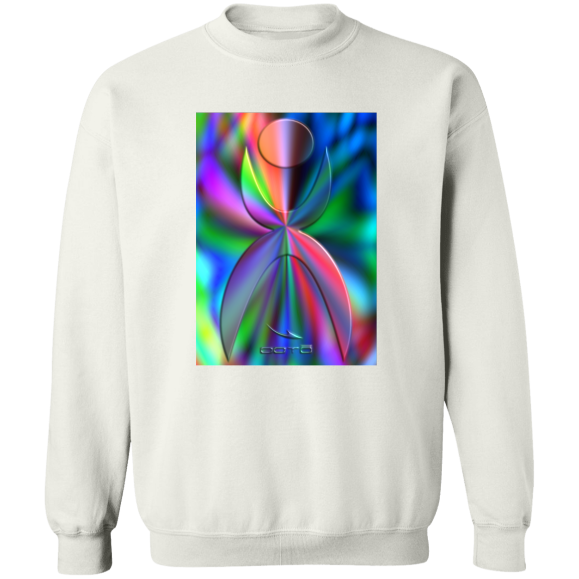 GLYPHIC EN GLASS PRISMATIC - G180 Crewneck Pullover Sweatshirt - 9 COLORS -