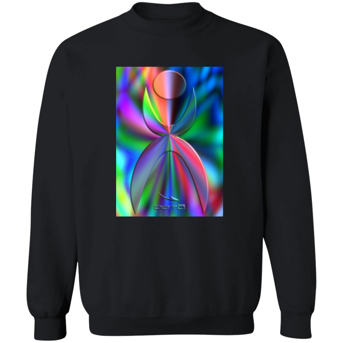 GLYPHIC EN GLASS PRISMATIC - G180 Crewneck Pullover Sweatshirt - 9 COLORS -