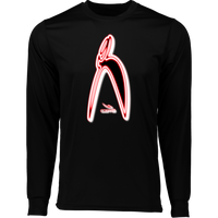 Thumbnail for BIG STEPPIN GLYPHIC EN NEON R & W - 788 Long Sleeve Moisture-Wicking Tee - 1 COLOR -