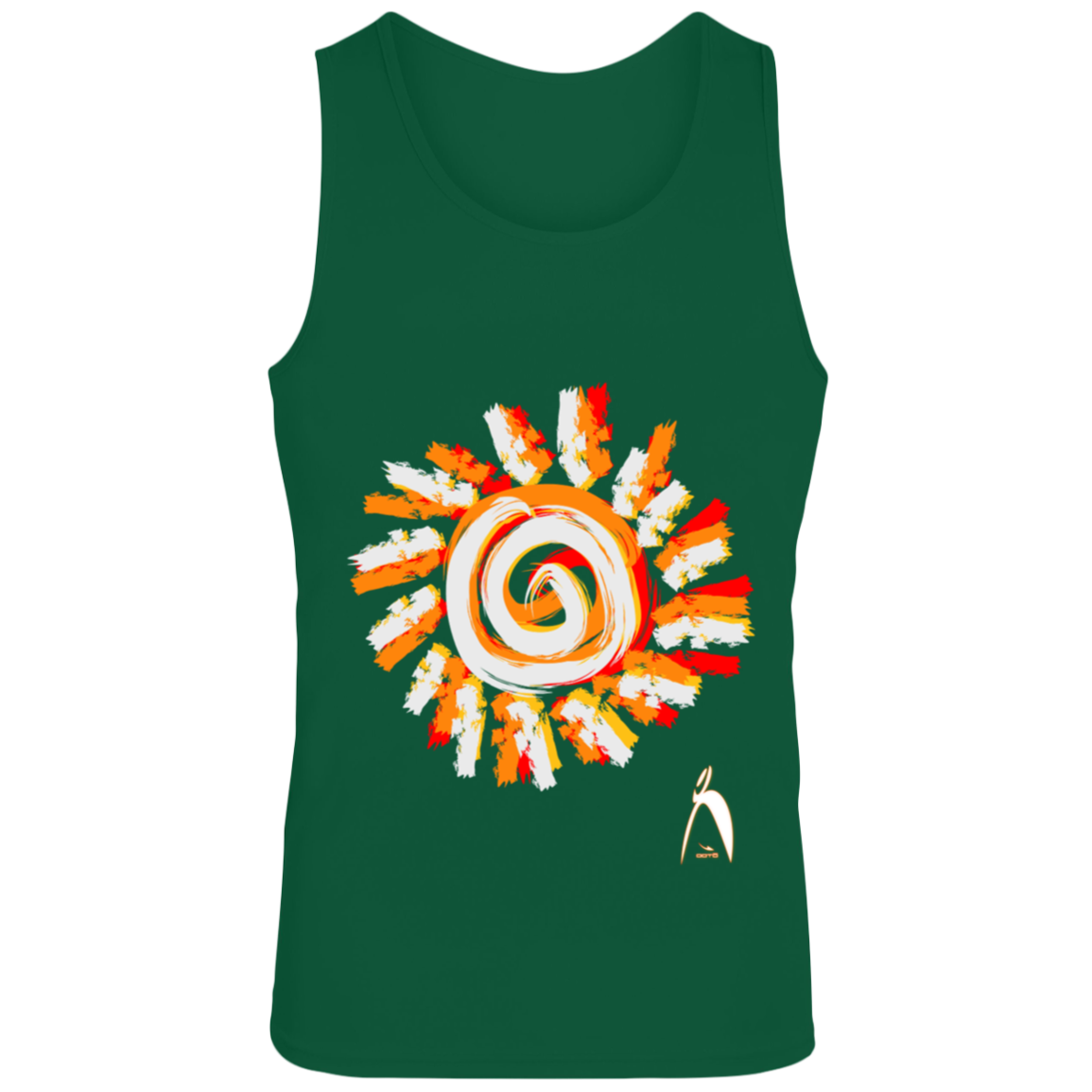 PAINTED SUN WITH BIG STEPPIN GLYPHIC - CLOSEOUT - 703 Moisture-Wicking Training Tank - 5 COLORS -