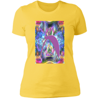 Thumbnail for GLYPHIC BIG STEPPIN OVER PLASMATIC NEON - NL3900 Ladies' Boyfriend T-Shirt - 10 COLORS -