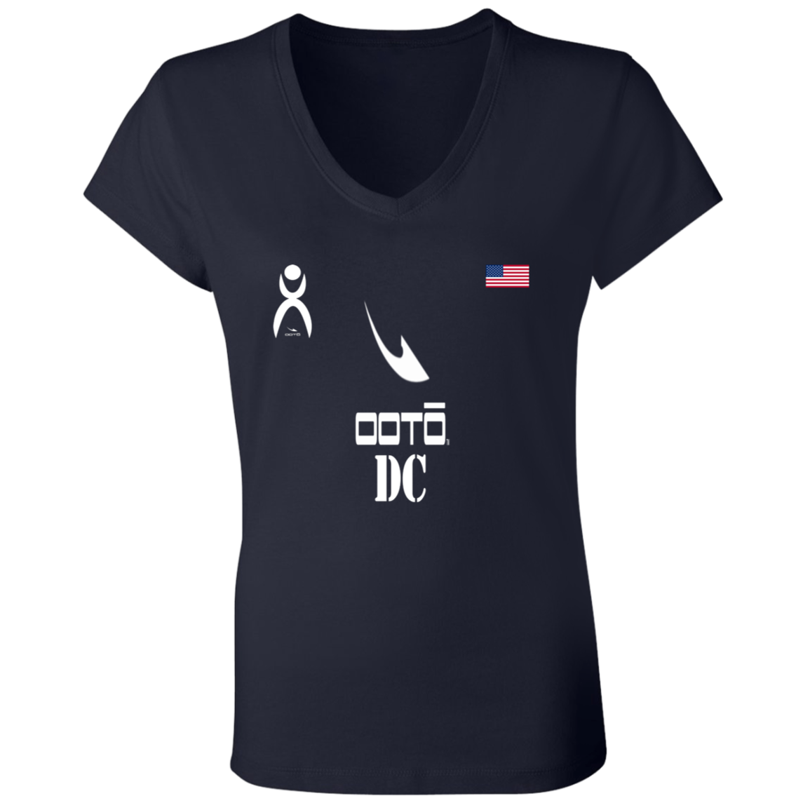 OOTO - DC - B6005 Ladies' Jersey V-Neck T-Shirt - 6 COLORS -