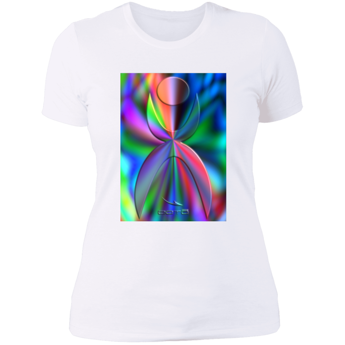 GLYPHIC EN GLASS PRISMATIC - NL3900 Ladies' Boyfriend T-Shirt - 10 COLORS -