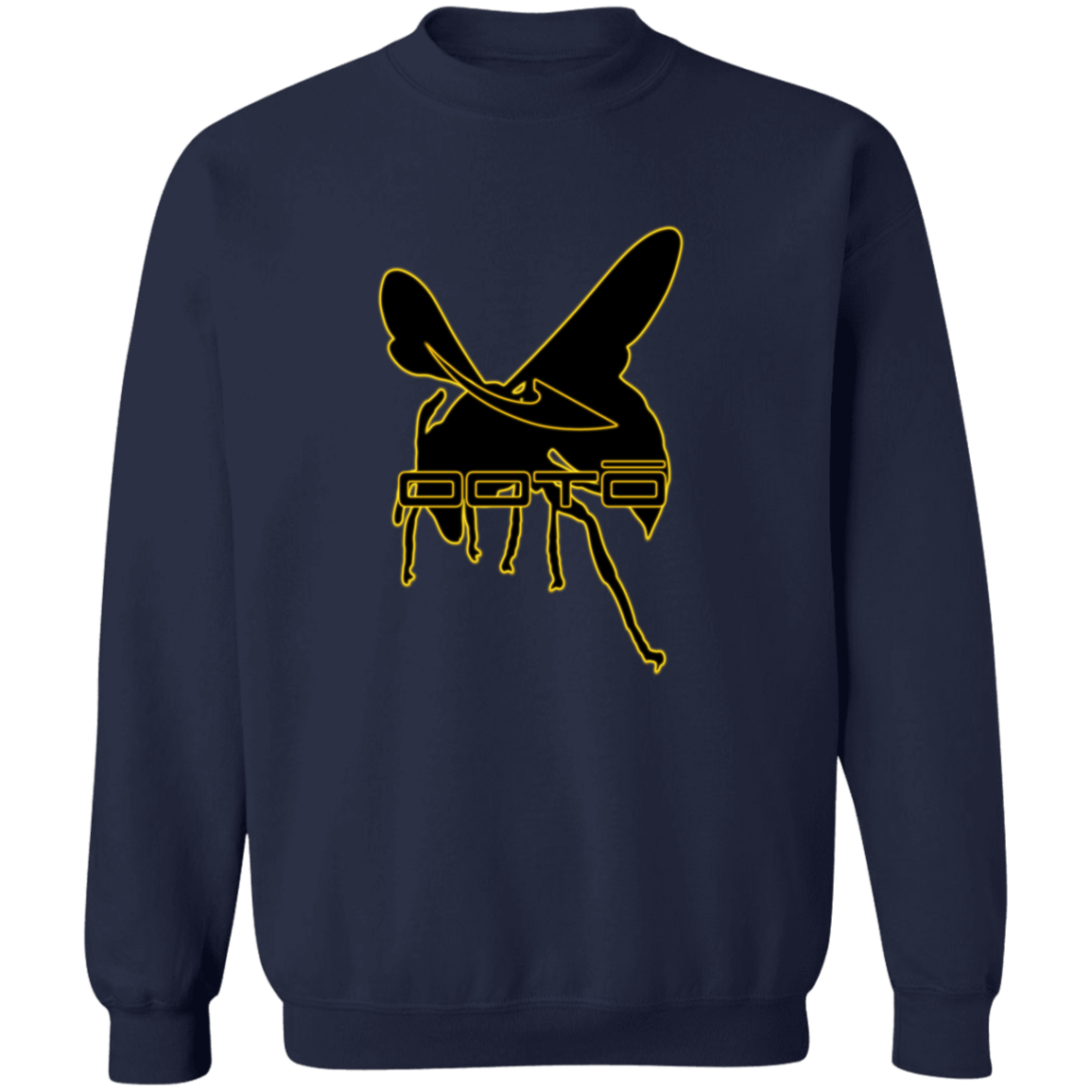 OOTO - DASH AND HORNET BLACK G180 Crewneck Pullover Sweatshirt - 7 COLORS -