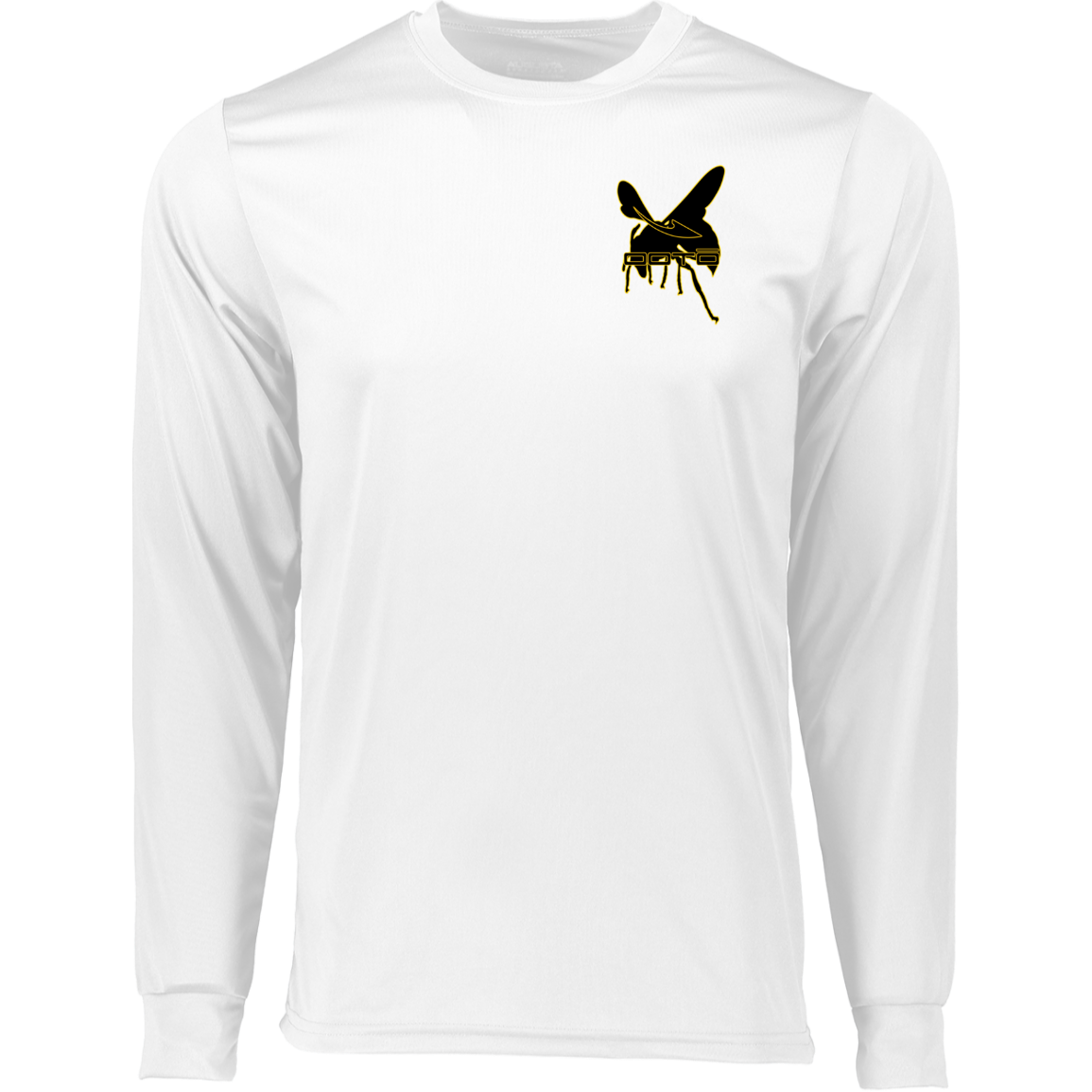 DASH AND HORNET BLACK - 788 Long Sleeve Moisture-Wicking Tee - 6 COLORS -