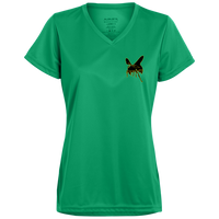 Thumbnail for DASH AND HORNET BLACK - 1790 Ladies’ Moisture-Wicking V-Neck Tee - 7 COLORS -