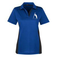 Thumbnail for OOTO - BIG STEPPIN GLYPHIC - SM M386W Harriton Womens Colorblock Polo - 4 COLORS -