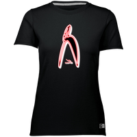 Thumbnail for BIG STEPPIN GLYPHIC EN NEON R & W - 64STTX Ladies’ Essential Dri-Power Tee - 1 COLOR -