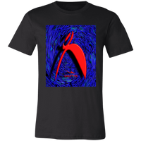 Thumbnail for BIG STEPPIN GLYPHIC AND SHADOW 3D EFFECT EN PLASMATIVERSE - 3001C Unisex Jersey Short-Sleeve T-Shirt - 2 COLORS -