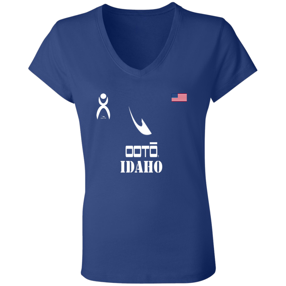 OOTO - IDAHO - B6005 Ladies' Jersey V-Neck T-Shirt - 6 COLORS -