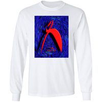 Thumbnail for BIG STEPPIN GLYPHIC AND SHADOW 3D EFFECT EN PLASMATIVERSE -  G240 LS Ultra Cotton T-Shirt - 2 COLORS -